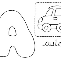 COLOREAR VOCALES - A E I O U